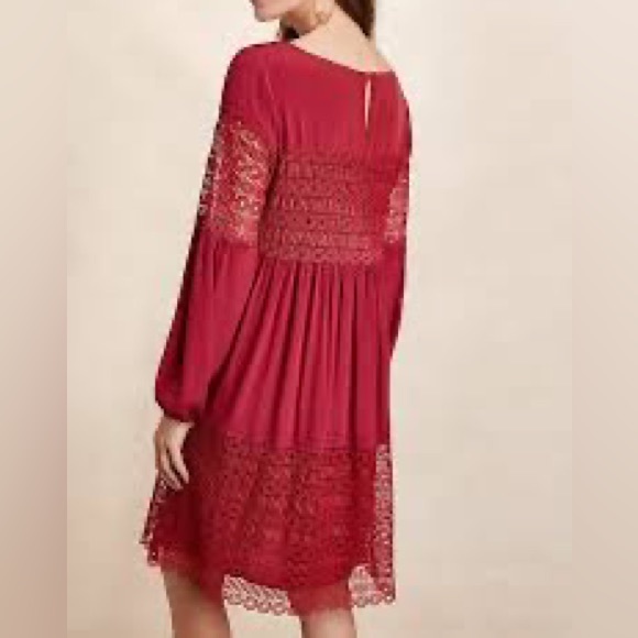 Anthropologie FLOREAT Aveline Lace Dress 4 - Picture 2 of 11
